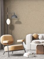 Belka Y2503 Tapete in Warm Neutral für moderne Wandgestaltung – umweltfreundlich, atmungsaktiv, EMF-reduzierend und schalldämmend für gesunde Wohnräume.