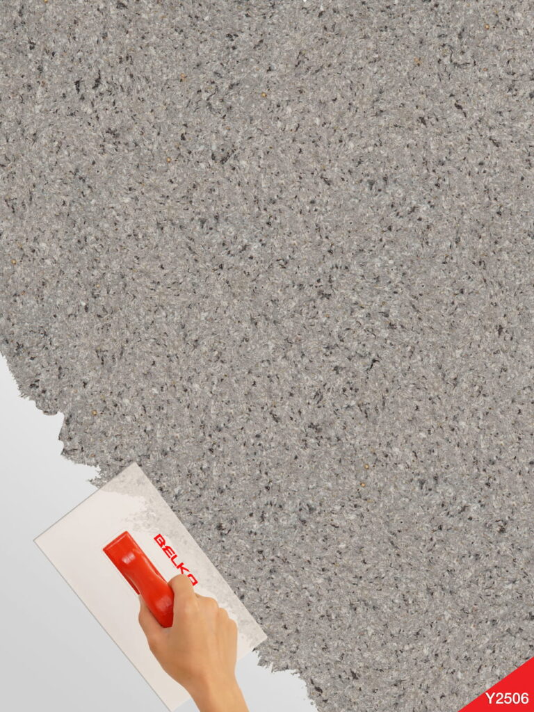 Hochwertige Raufasertapete in Aschegrau für elegante Wohnräume – schalldämmend & DIY-freundlich