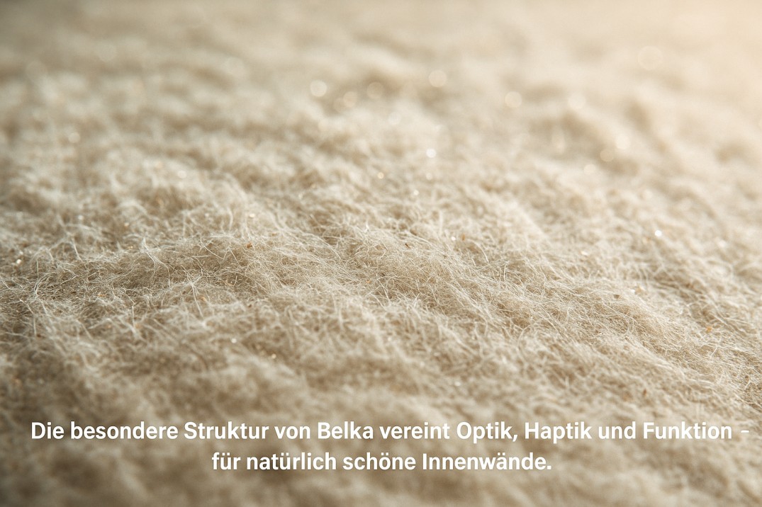Belka aus nächster Nähe: Struktur trifft Natürlichkeit für optimales Raumklima