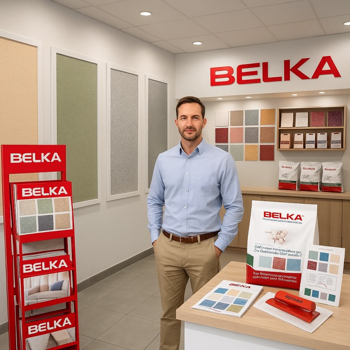 Belka im Fachhandel – Showroom und POS-Material