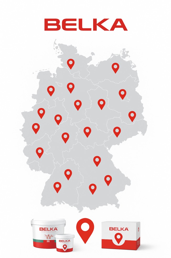Belka Vertrieb in ganz Deutschland - Deutschlandweite Marktabdeckung