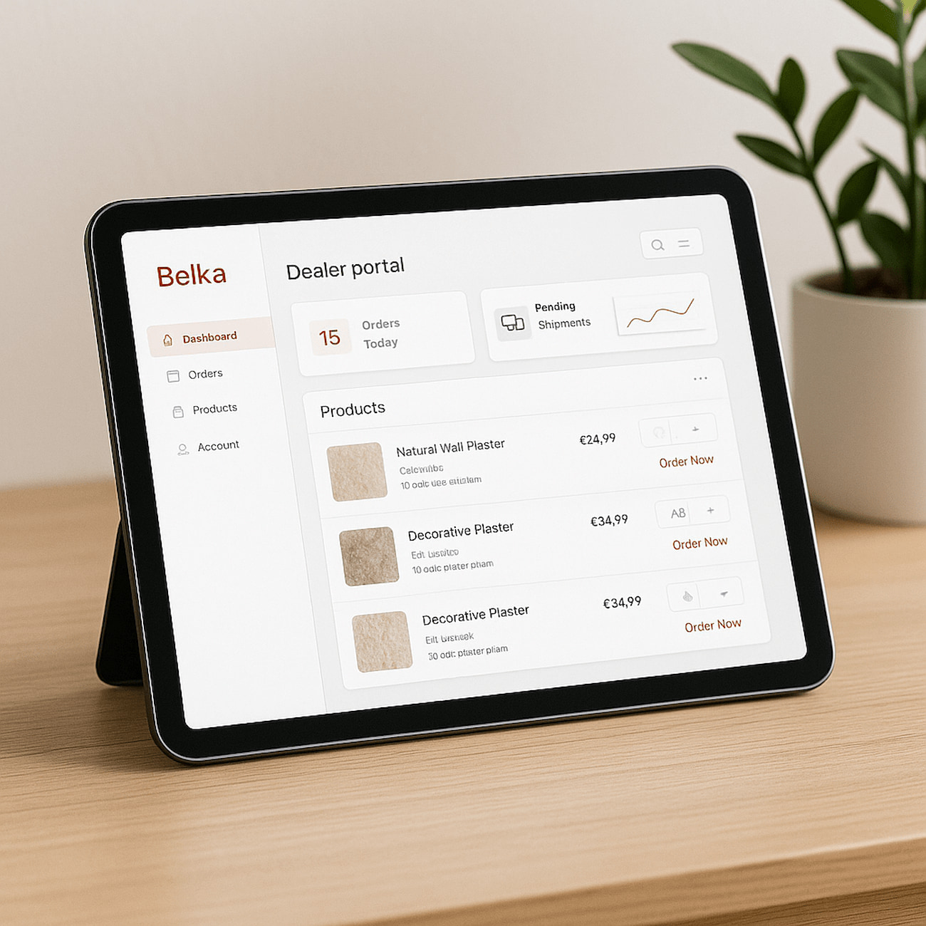 Belka Händlerplattform – Marketing-Support für Partnerbetriebe