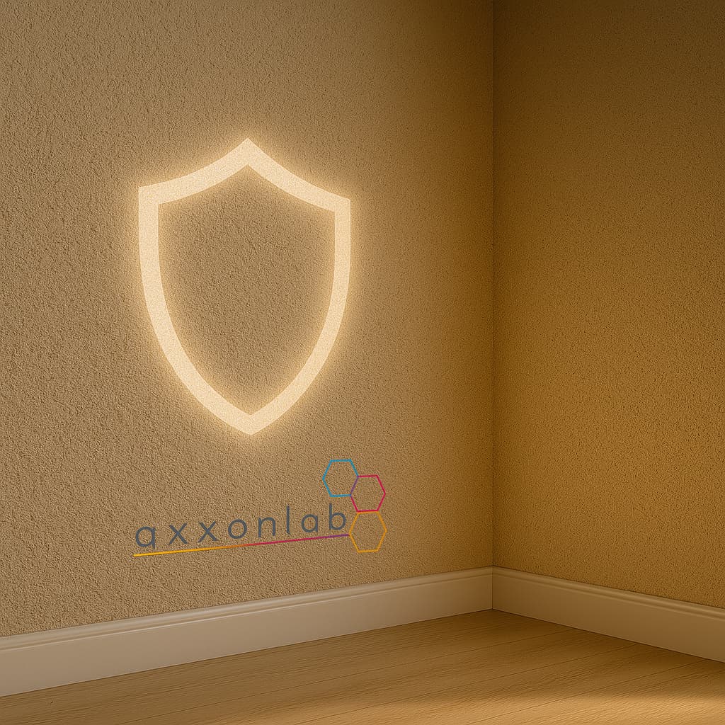 Das AxxonLab-Sicherheitszertifikat für Belka Tapete, das die Asbestfreiheit und die Einhaltung von Gesundheitsstandards bestätigt.