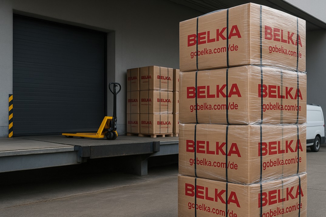 Belka Tapete Lager Berlin – Sterkrader Straße – Laderampe
