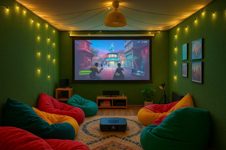 Gaming/Podcast-Zimmer: weniger Flatterechos, kontrollierter Präsenzbereich