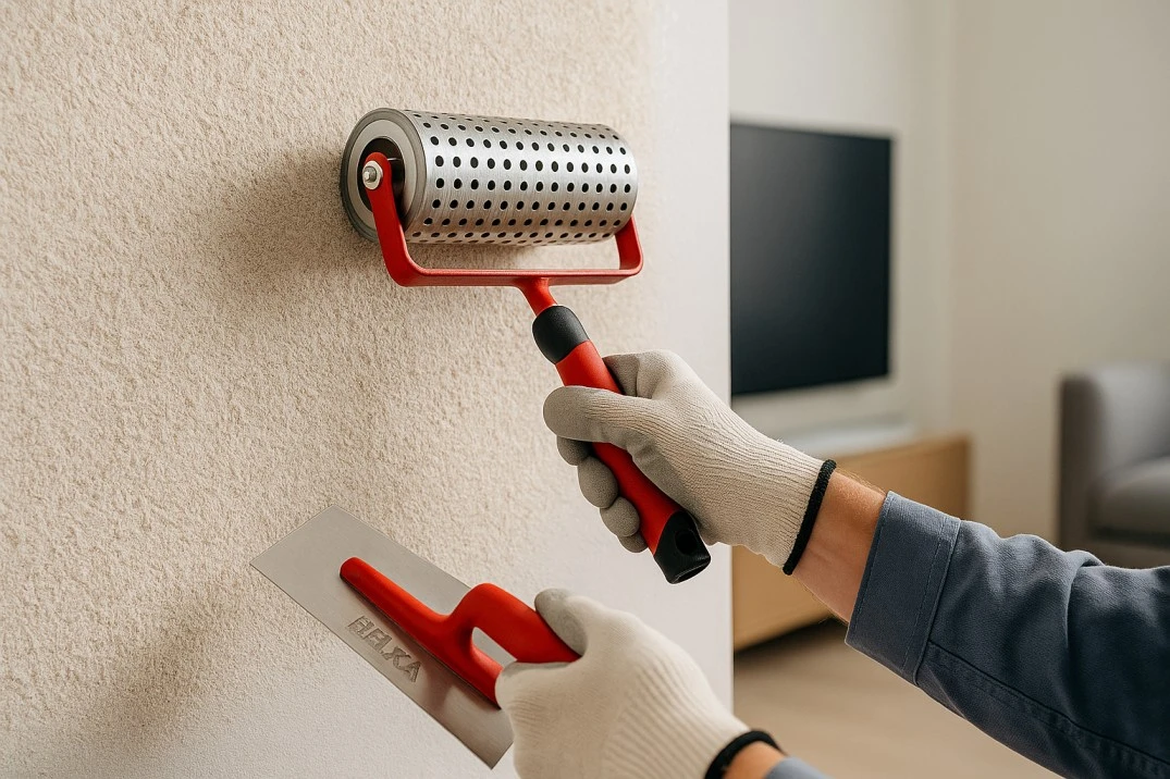 Perforationsrolle im Einsatz – wirksame Oberfläche vergrößern