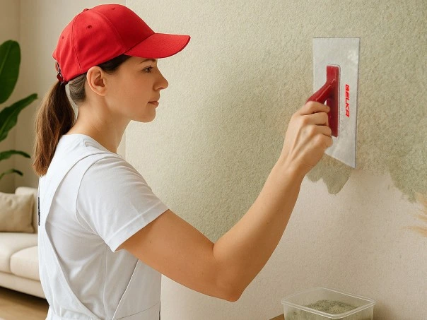 Belka im Wohnzimmer - warme Wandoberfläche statt kalter Außenwand