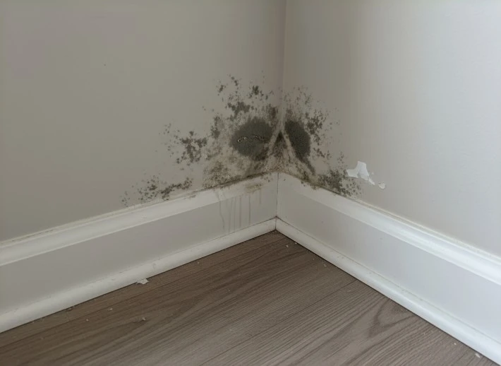 Schimmel an kalter Außenwand - Kondenswasser