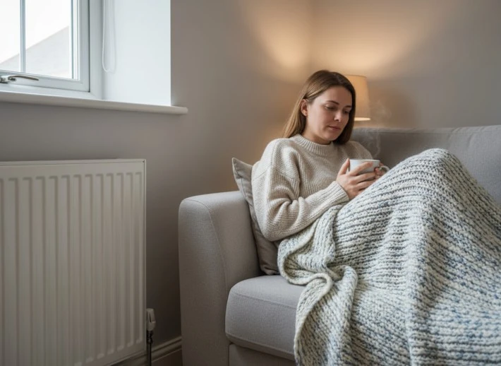 Wärmeres Wärmegefühl an der Wand