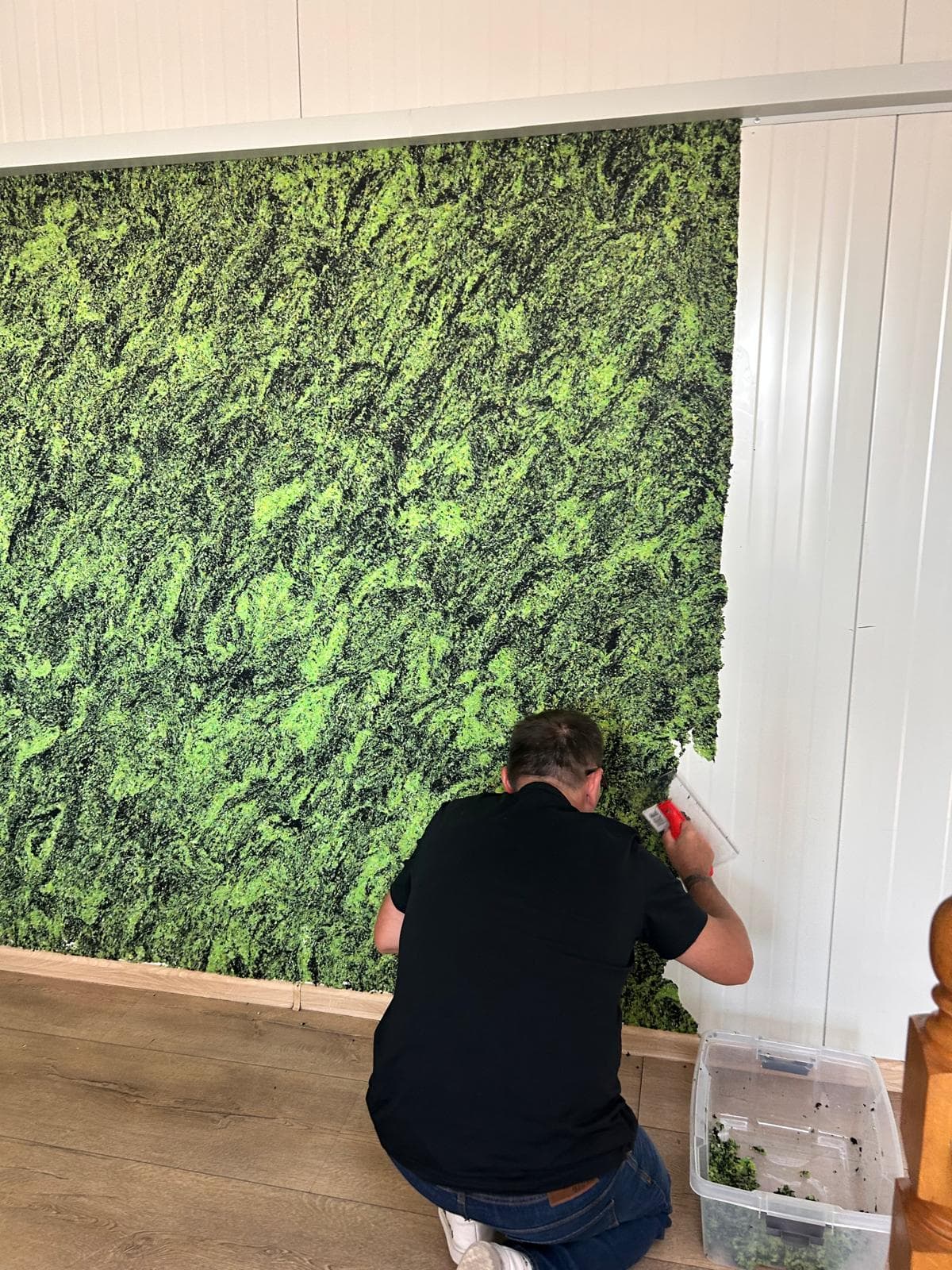 Baumwollputz Alternative - glatte Wandgestaltung