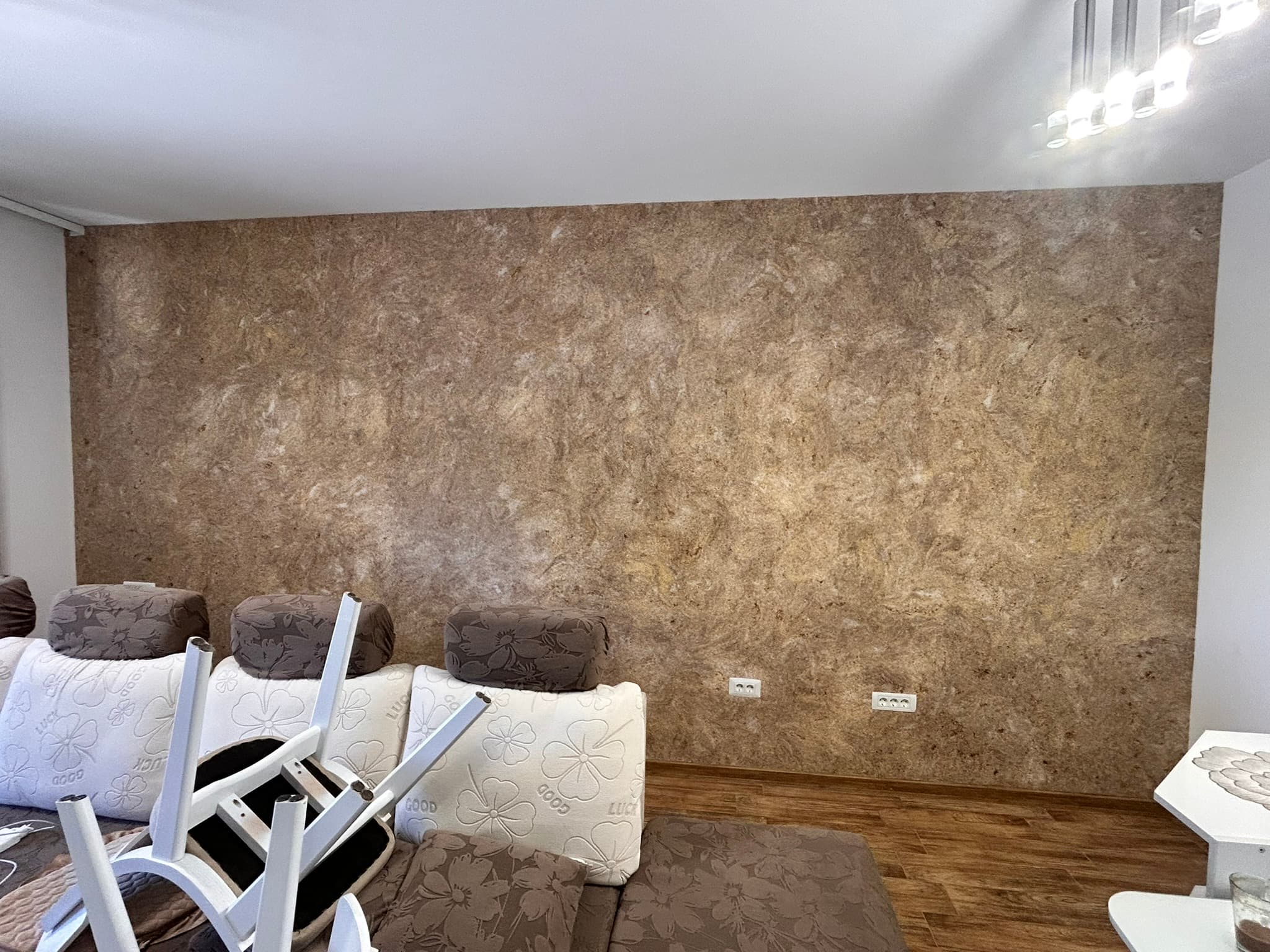 Moderne Farbalternative - Baumwolltapete