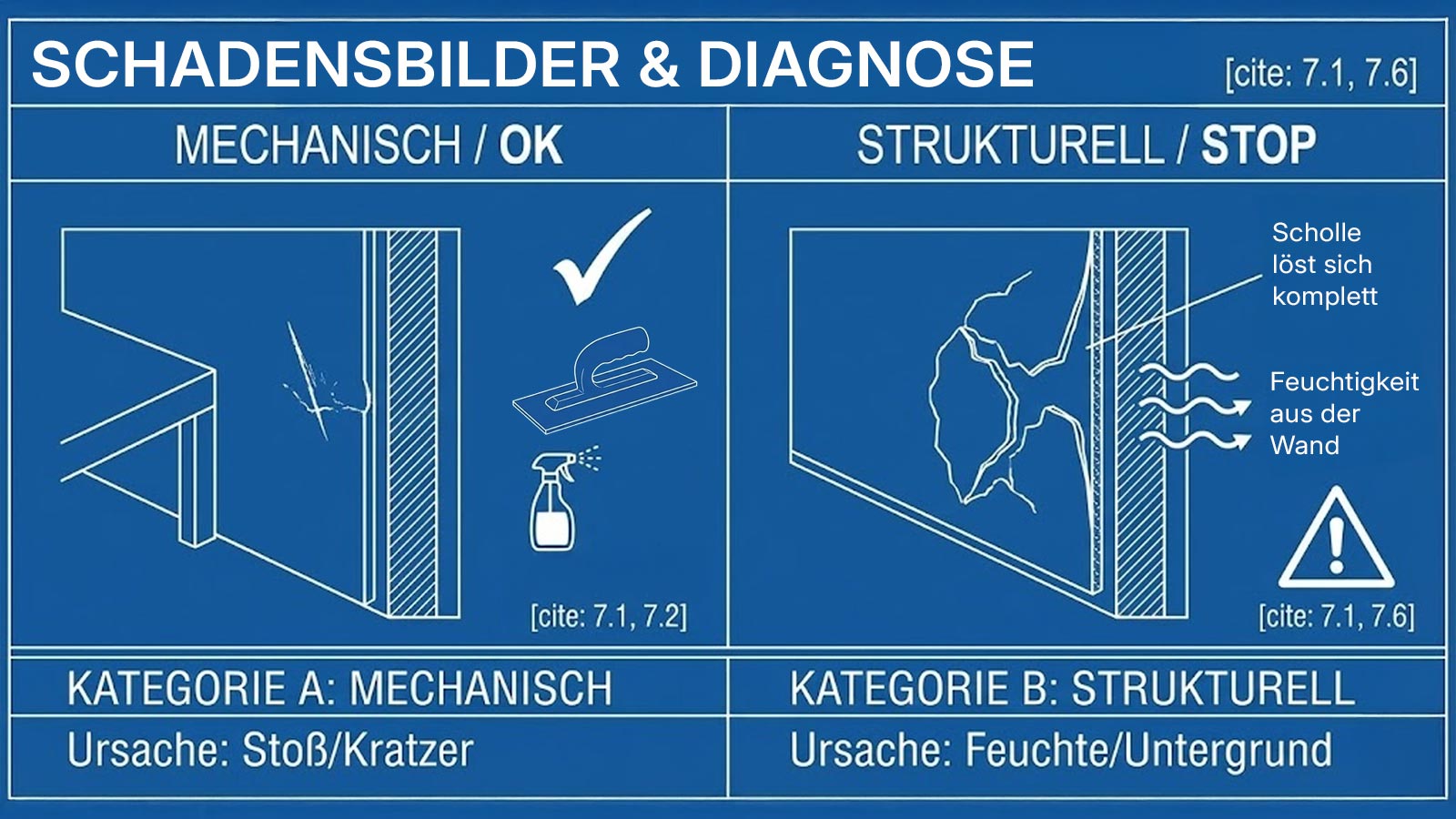 Schadensdiagnose Grafik