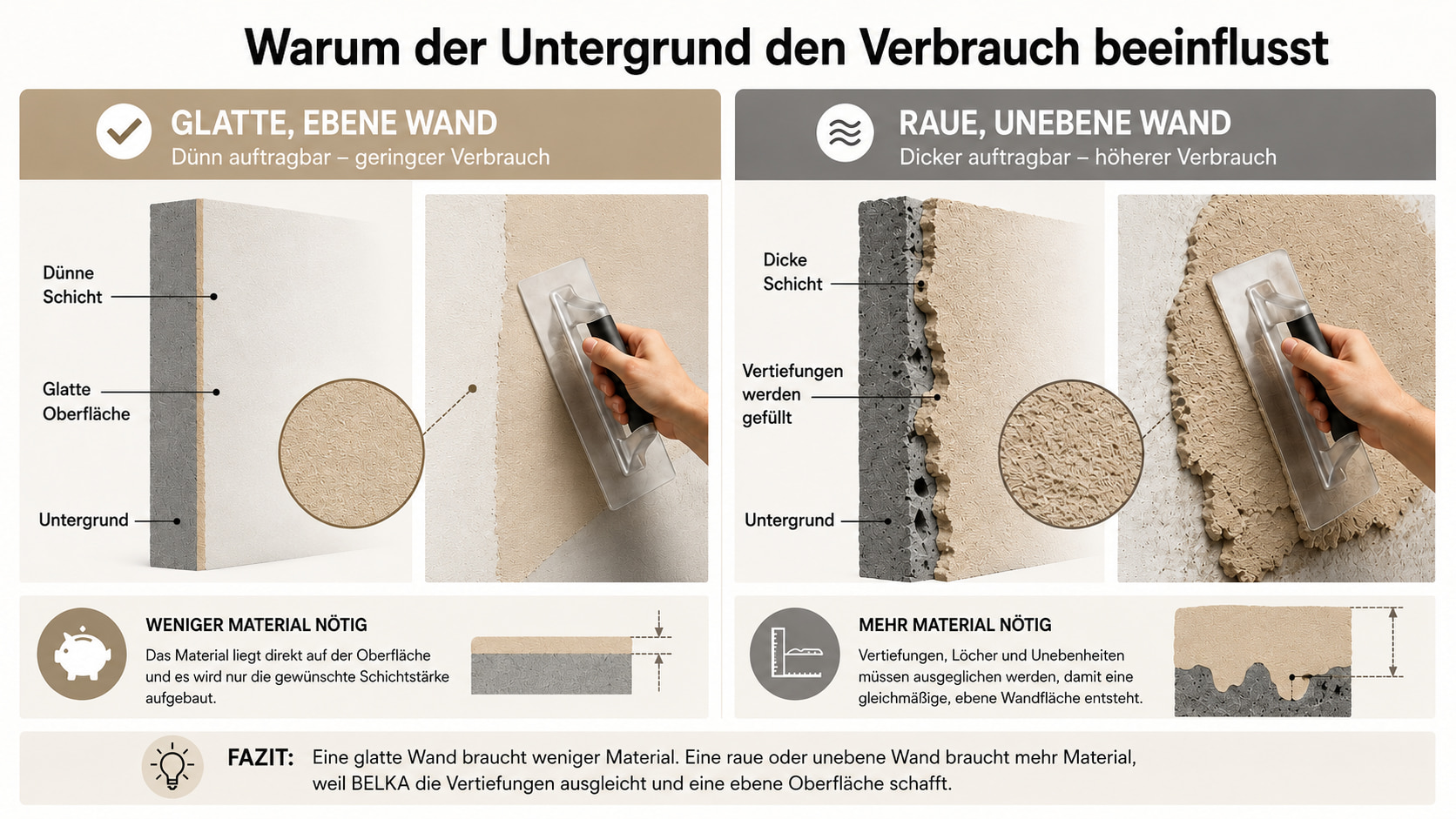 Warum der Verbrauch variiert