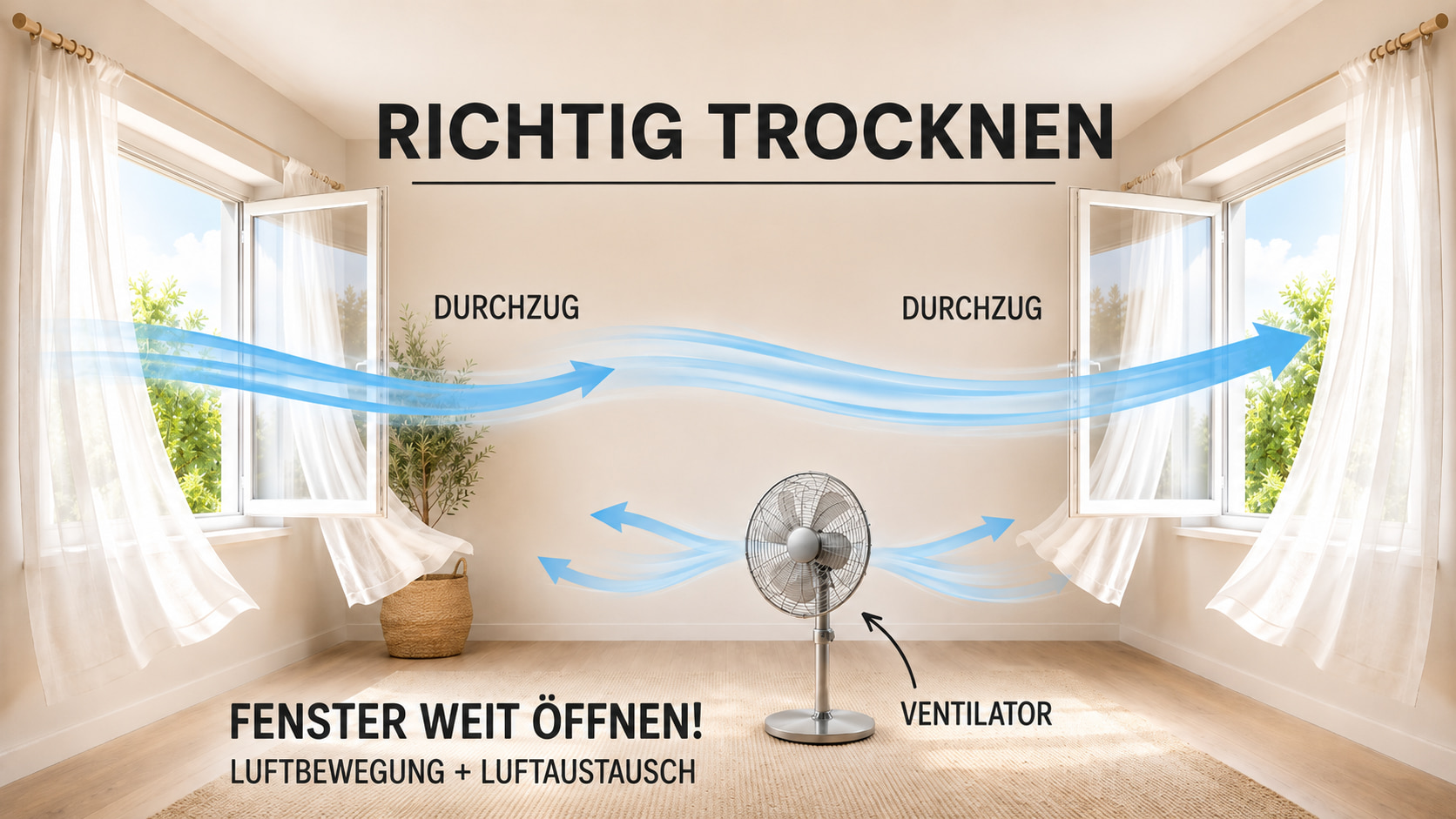 Richtig trocknen