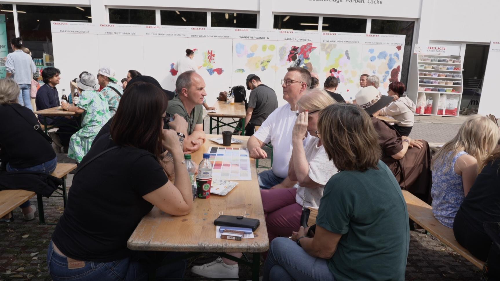 Kreative Wandkunst beim BELKA Wandkunst Festival Berlin 2026