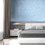 Belka B42 - Light Blue Wall Painting Design Wall Design
