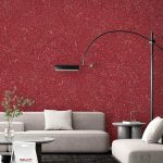 Belka B54 Burgundy Wallpaper with a rich, deep red hue that adds luxury and sophistication to any room.