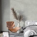 Belka B8 Harbor Gray Wallpaper with a cool, neutral tone that complements modern and minimalist interior designs.