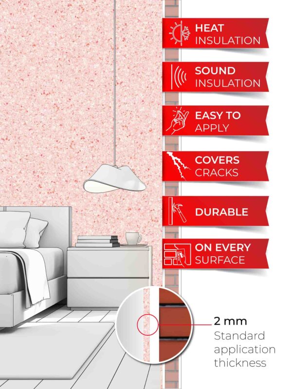 belka-nursery-pink-wallpaper features