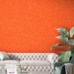 Belka B21 Orange Wallpaper showcasing a bright and cheerful design, perfect for creating a warm and lively interior ambiance.