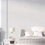 Belka B5 Shiny White Wallpaper – Luxurious, modern white wallpaper for elegant interiors.