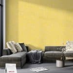 Belka B6 Yellow Wallpaper with vibrant yellow tones, perfect for brightening up any room with energy and warmth.