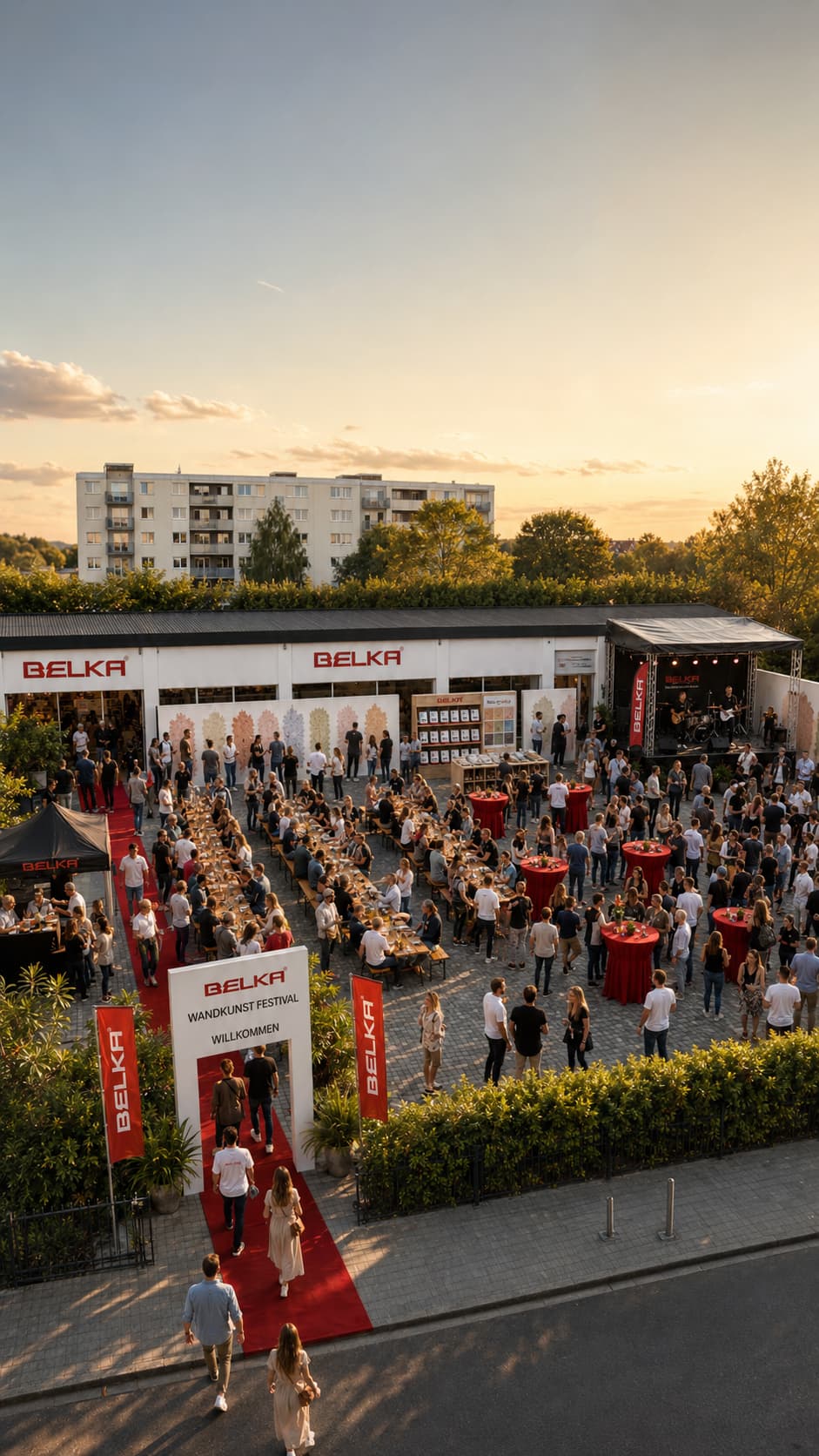 Abschluss beim BELKA Wandkunst Festival Berlin-Tegel
